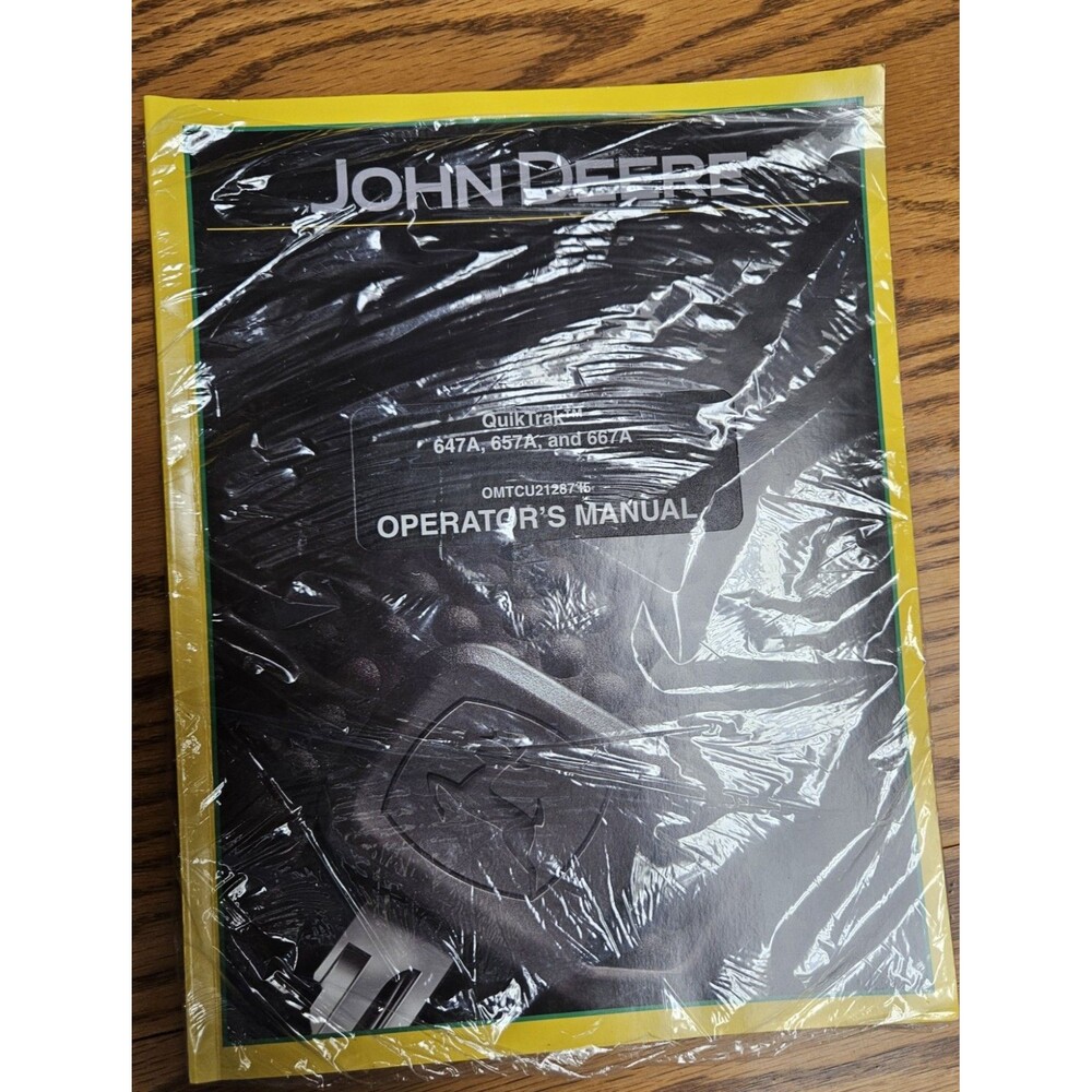 NEW John Deere  QuikTrak 647A 657A 667A Operators Manual OMTCU21287 15